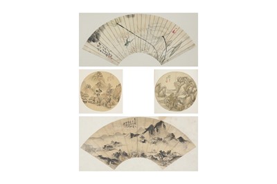 Lot 213 - ZHU CHENGJING; WANG FANG (attributed to, 1799 – 1877); YAO JIAN; SHEN TONG.