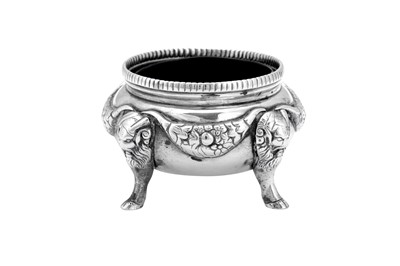 Lot 462 - A William IV sterling silver salt, London 1836 by Joseph Hodgson