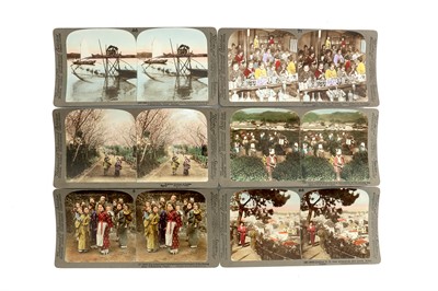 Lot 396 - Underwood & Underwood Stereocards, Japan interest, c.1860s