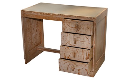 Lot 23 - A HEAL'S LIMED OAK DESK