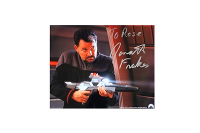 Lot 340 - Star Trek.- Jonathan Frakes