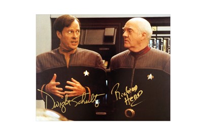 Lot 337 - Star Trek.- Dwight Schultz & Richard Herd