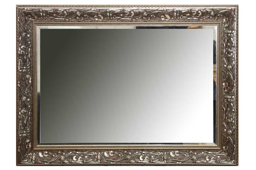 Lot 25 - AN ART NOUVEAU STYLE MIRROR