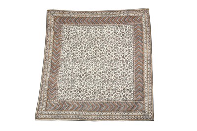 Lot 358 - A GLAZED KALAMKARI BOCHA