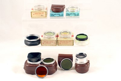 Lot 342 - A Selection of Rolleiflex BII Accessories, inc Hoods, Filters etc.