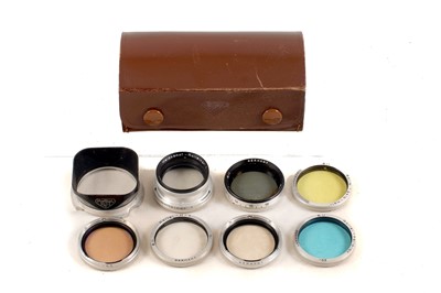 Lot 343 - Rolleiflex BII Lens Hood & Filter Set.