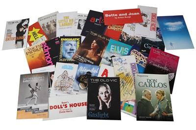 Lot 1115 - Signed Theatre Programmes.