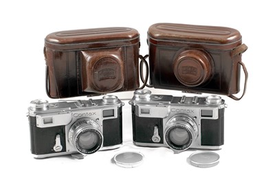 Lot 106 - Pair of Contax II Rangefinder Cameras.