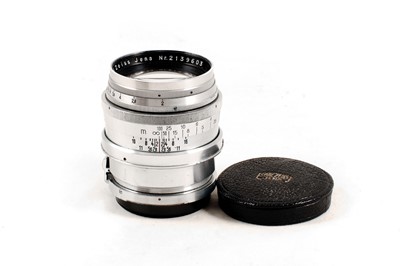 Lot 306 - An Uncommon CZJ 8.5cm f2 Contax Fit Sonnar Lens.