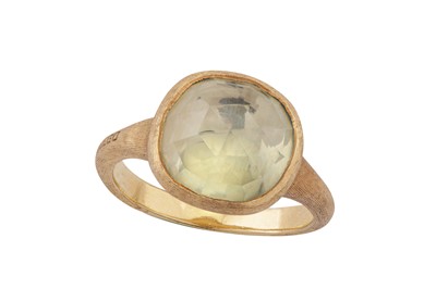 Lot 61 - Marco Bicego | A blue topaz 'Jaipur' ring