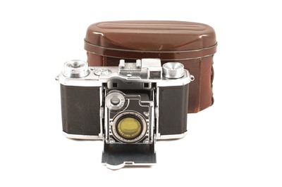 Lot 192 - A Good Chrome Zeiss Ikon Super Nettel.