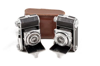 Lot 194 - Two Chrome Retina I Cameras.