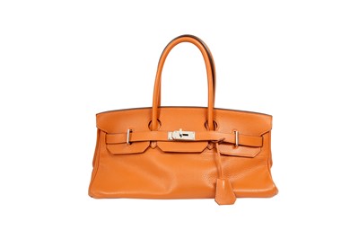 Lot 160 - Hermes Potiron Orange Clemence JPG Birkin 42