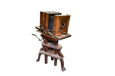 Lot 19 - A Tailboard Studio Camera with A fine Articulating Victoria Camera Stand