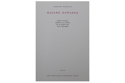 Lot 1061 - HANS BELLMER (ILLUSTRATOR) & GEORGES BATAILLE, MADAME EDWARDA