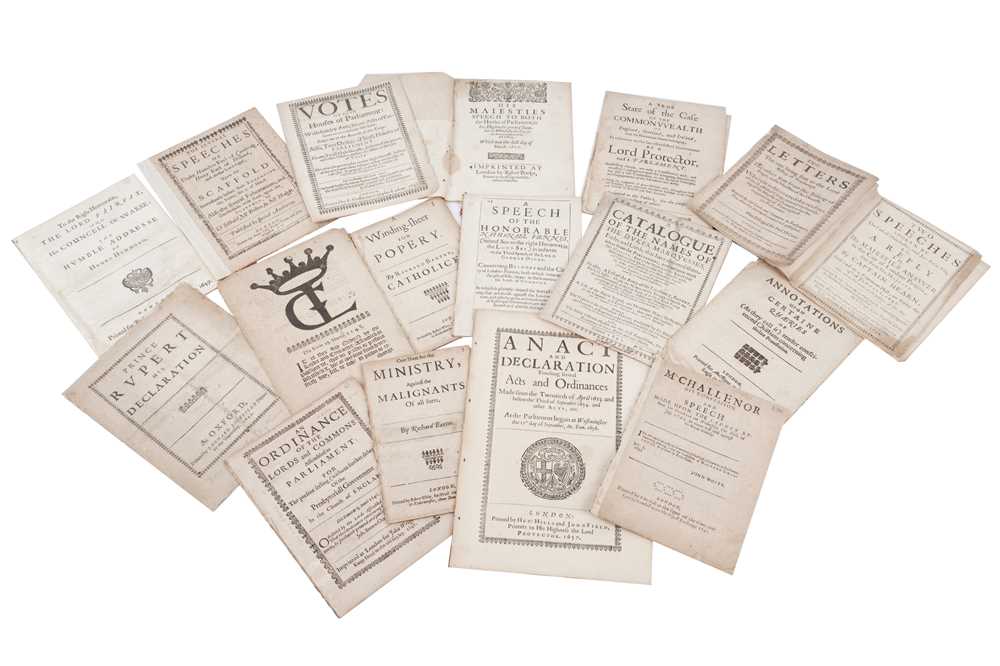 Lot 1515 - Collection of Cromwellian pamphlets.