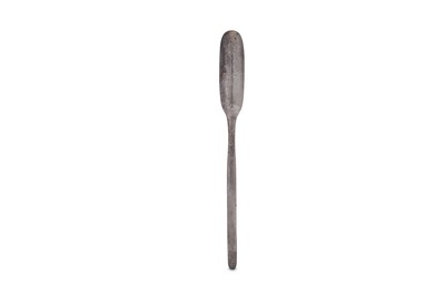 Lot 325 - A George II / III Irish sterling silver marrow scoop, Dublin circa 1760 by Alexander Richards