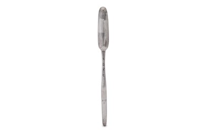 Lot 335 - A George II sterling silver marrow scoop, London 1732 by John Gorham
