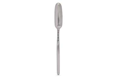 Lot 320 - A George III sterling silver marrow scoop, London 1772 by Orlando Jackson (first reg. before Feb 1760)