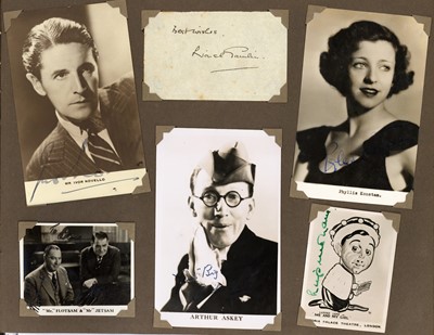 Lot 1022 - Autograph Albums.- Actors and Entertainers