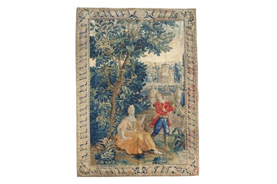 Lot 259 - A LATE 17TH CENTURY LOUIS XIV PASTORAL TAPESTRY, LILLE