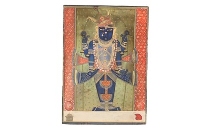 Lot 1 - A STANDING PORTRAIT OF SRINATHJI