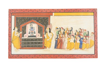 Lot 5 - A COMMUNAL WORSHIP SCENE OF SHRINATHJI