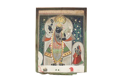 Lot 7 - SHRINATHJI DRESSED FOR THE SHARAD PURNIMA, THE FULL MOON HARVEST FESTIVAL