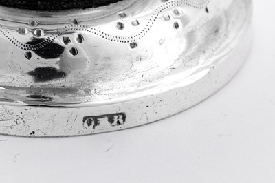 Lot 137 - A late 19th century Indian Colonial silver christening mug, Madras dated 1872 by Peter Orr