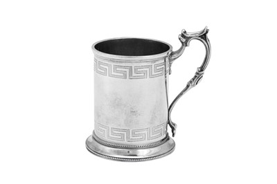 Lot 167 - A late 19th century Indian Colonial silver christening mug, Calcutta circa 1880 by Cooke and Kelvey