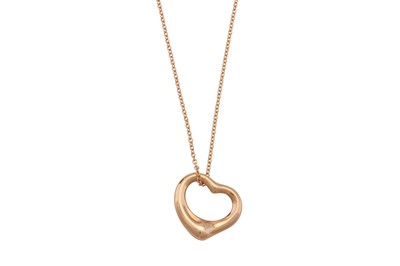 Lot 24 - Elsa Peretti for Tiffany & Co. | An 'Open Heart' pendant necklace
