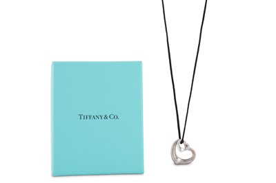 Lot 746 - TWO 'OPEN HEART' PENDANTS, BY ELSA PERETTI FOR TIFFANY & CO.