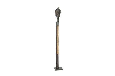 Lot 254 - AN INDIAN STEEL MACE