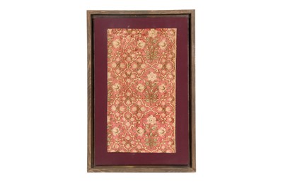 Lot 384 - A PANEL OF SILK VELVET