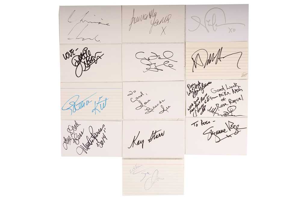 Lot 14 - American Singers & Musicians
