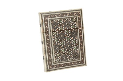 Lot 386 - λ A KHATAMKARI CARD CASE