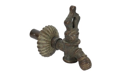 Lot 307 - AN OTTOMAN BRONZE FOUNTAIN SPOUT