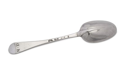 Lot 345 - A George I Britannia standard silver tablespoon, London 1719 by Benjamin Watts (reg. 21st Nov 1698)