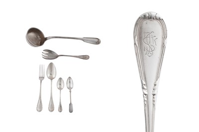Lot 90 - An early 20th century German 800 standard silver part-table service of flatware / canteen, Berlin circa 1910 by Posen