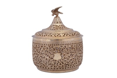 Lot 200 - A late 19th / early 20th century Anglo – Indian unmarked silver gilt confectionary bowl, Cutch circa 1900
