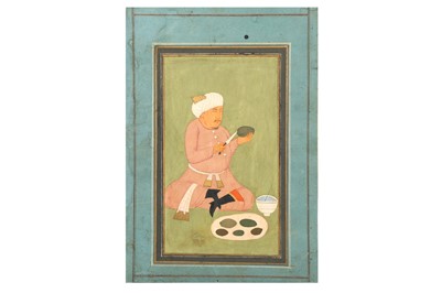 Lot 47 - FOUR INDO-PERSIAN AND MUGHAL-REVIVAL PAINTINGS