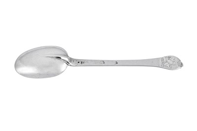 Lot 320 - A Charles II sterling silver trefid spoon, London circa 1670 by John King