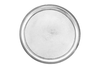 Lot 118 - An early 19th century Portuguese silver salver, Lisbon circa 1800, by I.F.C incuse (unidentified V. 2312)