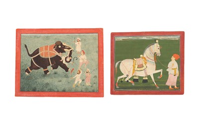 Lot 57 - TWO INDIAN SPORTING SCENES