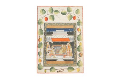 Lot 59 - A RULER PERFORMING YAJNA (FIRE RITUAL)