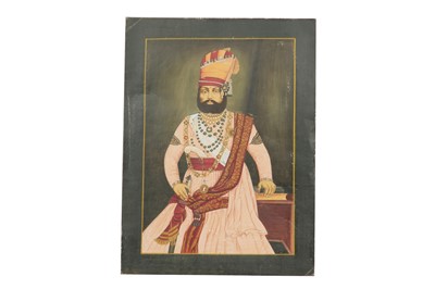 Lot 86 - FOUR PORTRAITS OF JASWANT SINGH II, MAHARAJA OF JODHPUR (R. 1873 - 1895)
