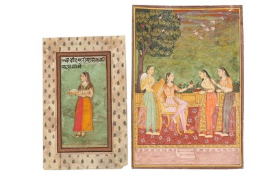 Lot 97 - TWO PORTRAITS OF COURTLY LADIES