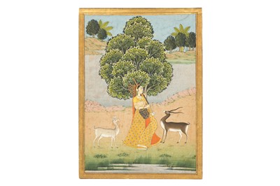Lot 103 - AN ILLUSTRATION TO A RAGAMALA SERIES: THE TODI RAGINI
