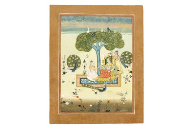 Lot 110 - AN ILLUSTRATION TO AN ASHTA NAYIKA SERIES