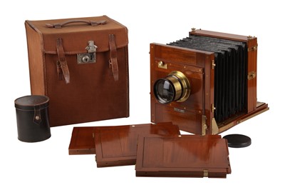 Lot 29 - A Large Whole Plate Gandolfi Tailboard Camera